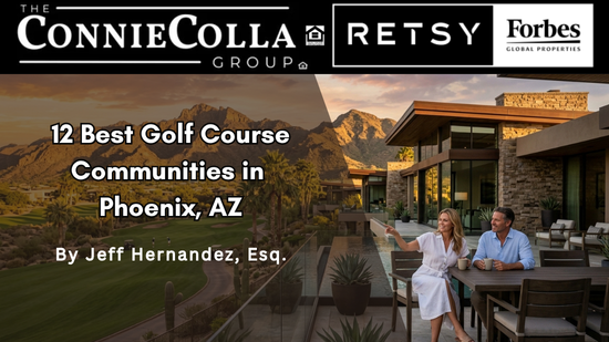 Luxury golf course community home with mountain views in Phoenix, AZ