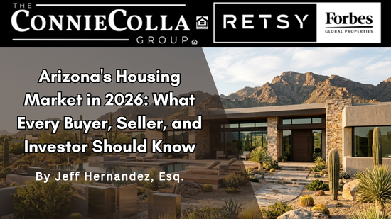 Luxury Arizona home with pool and desert mountains amid 2026 housing market trends
