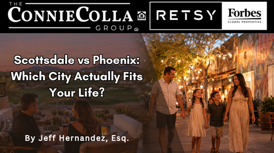 Scottsdale vs Phoenix: resort sunset views compared to downtown family nightlife