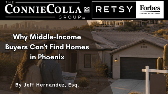 Middle-income buyers viewing limited affordable homes in Phoenix