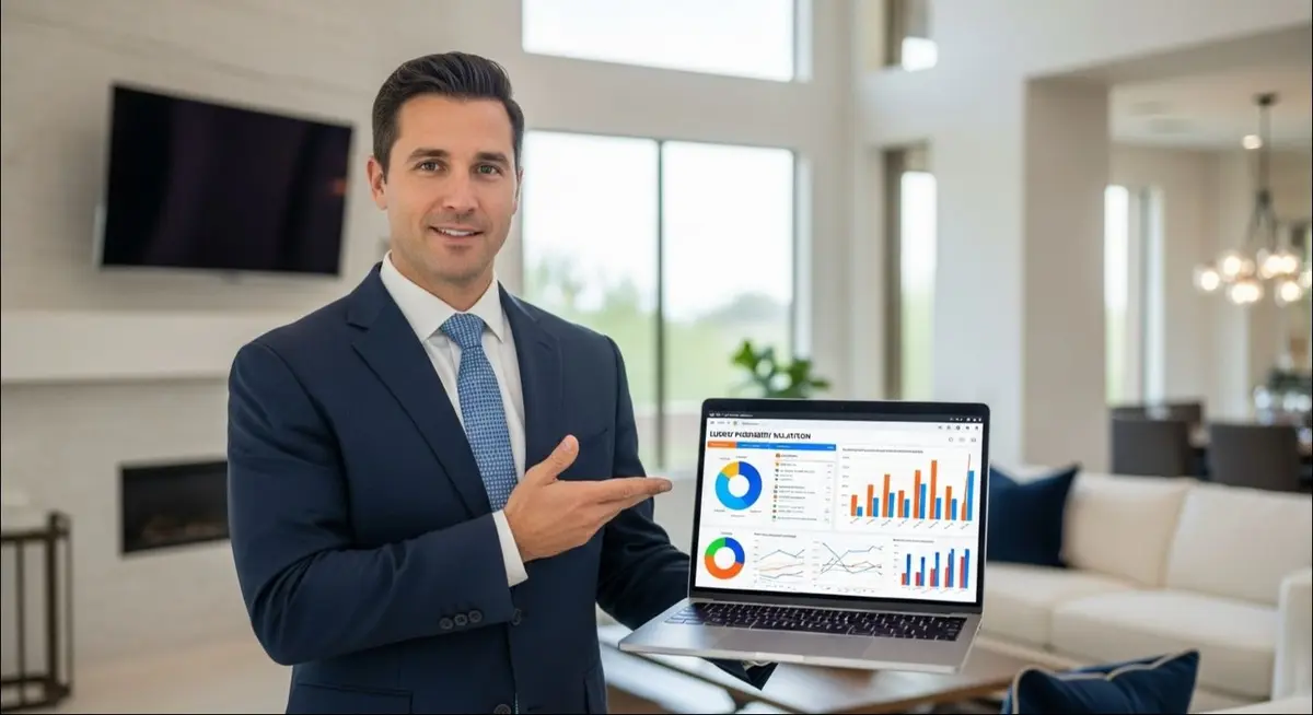 Arizona realtor presenting property market valuation and pricing guidance