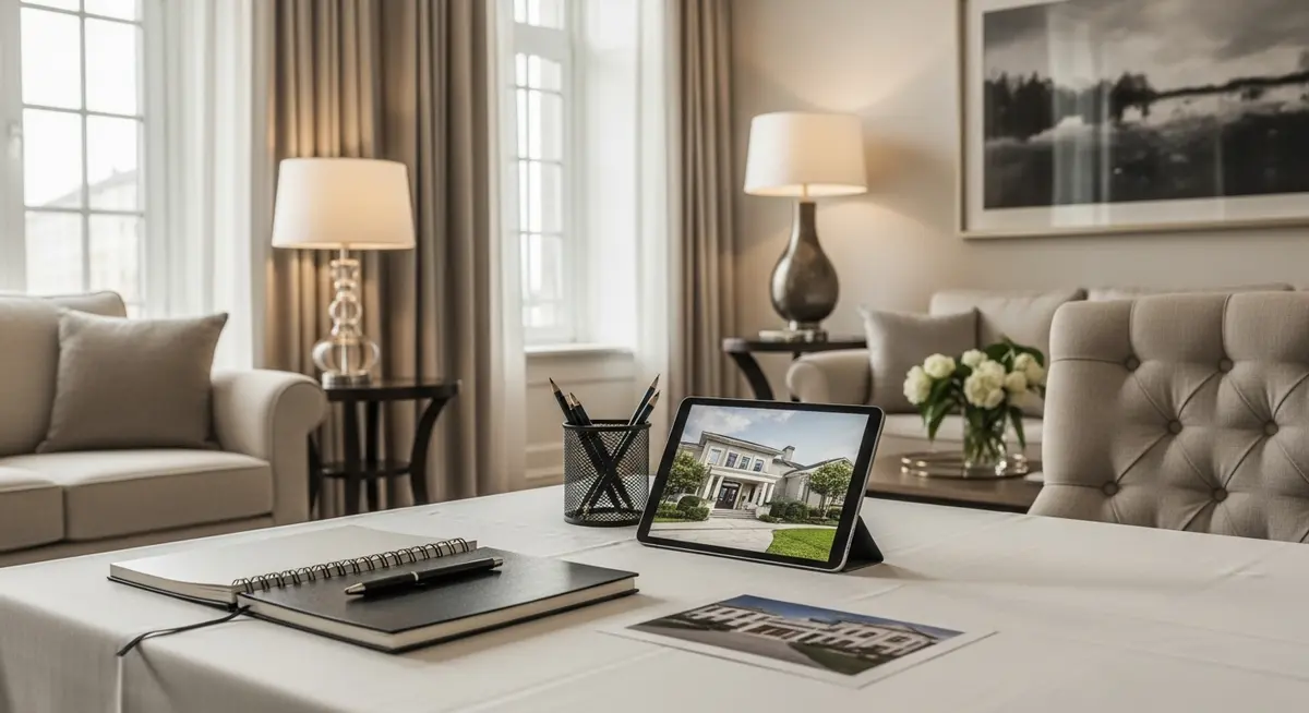 Private luxury real estate consultation in the Portico community