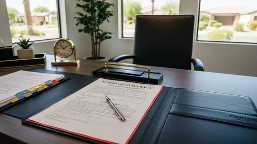 Offer strategy and contract review workspace for a smooth Glendale luxury real estate closing