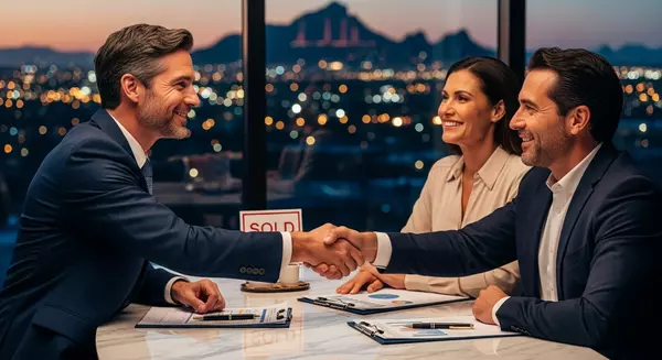 Scottsdale luxury realtor closing high-value home sale with trusted clients