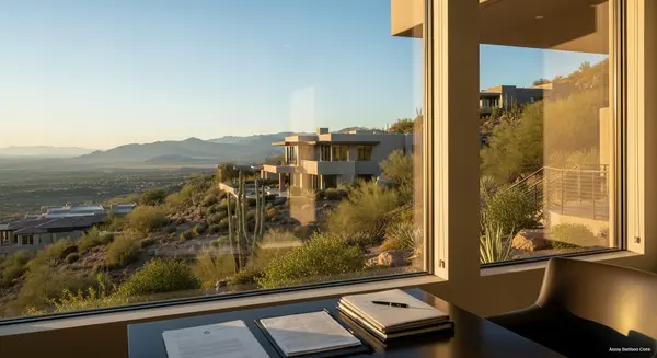Scottsdale Mountain luxury home with panoramic views prepared for sale to maximize value