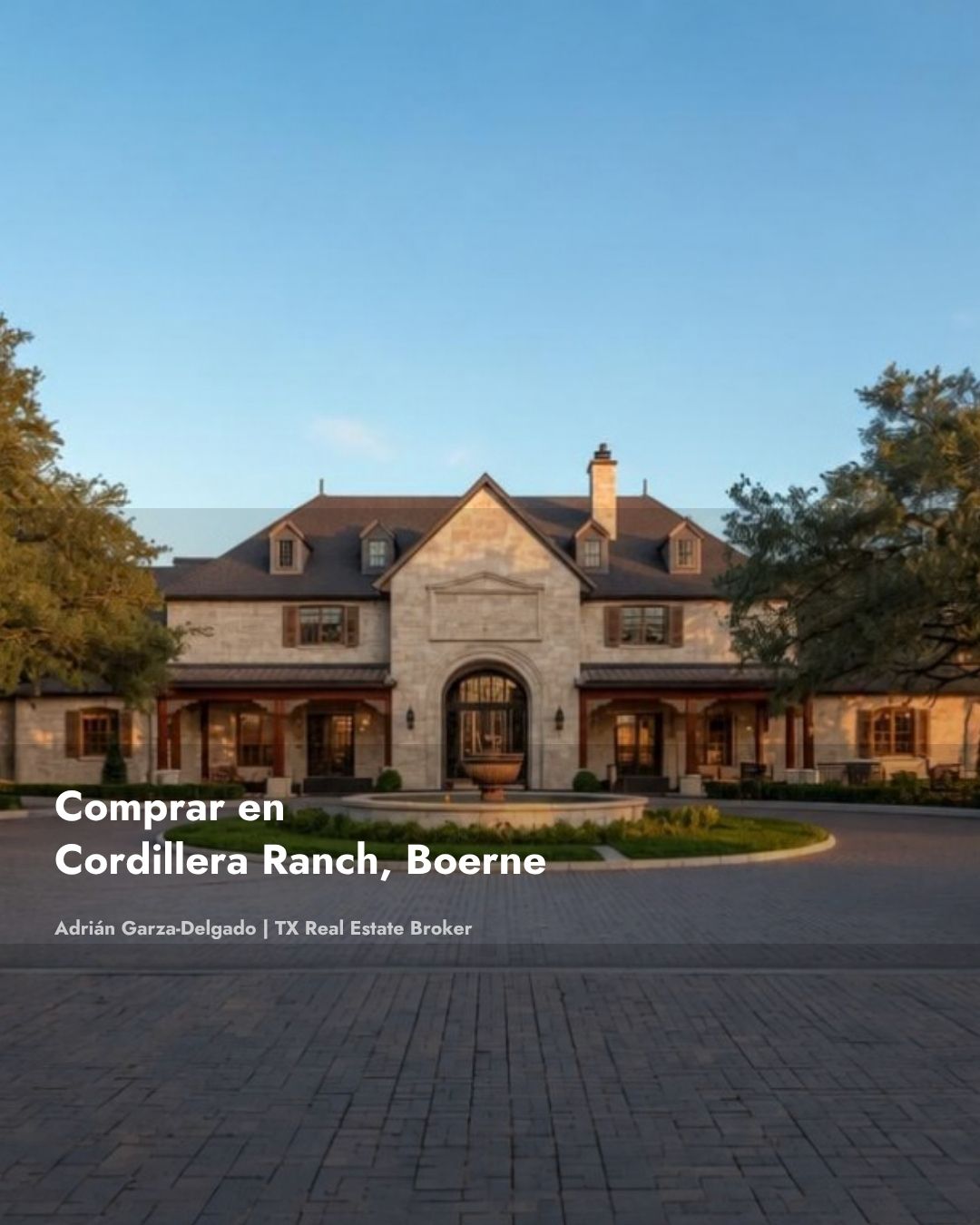 Comprar casa en Cordillera Ranch Boerne Texas Hill Country lujo 2026