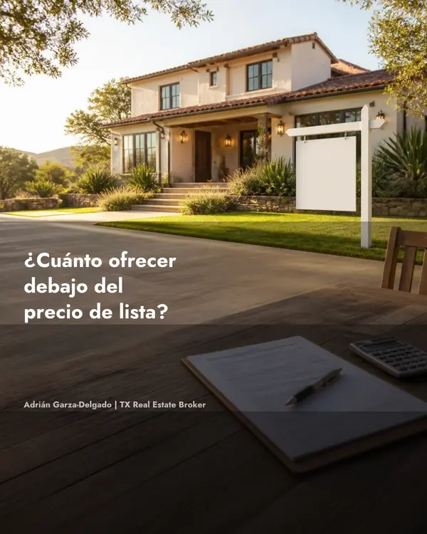 ¿Cuánto Ofrecer Debajo del Precio en San Antonio? (2026)
