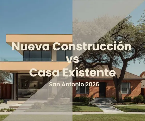 Nueva Construcción vs Casa Existente en San Antonio: ¿Cuál te Conviene en 2026?