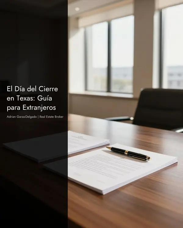Cómo es el Día del Cierre (Closing) en Texas Si Eres Comprador Extranjero: Qué Firmar y Qué Esperar