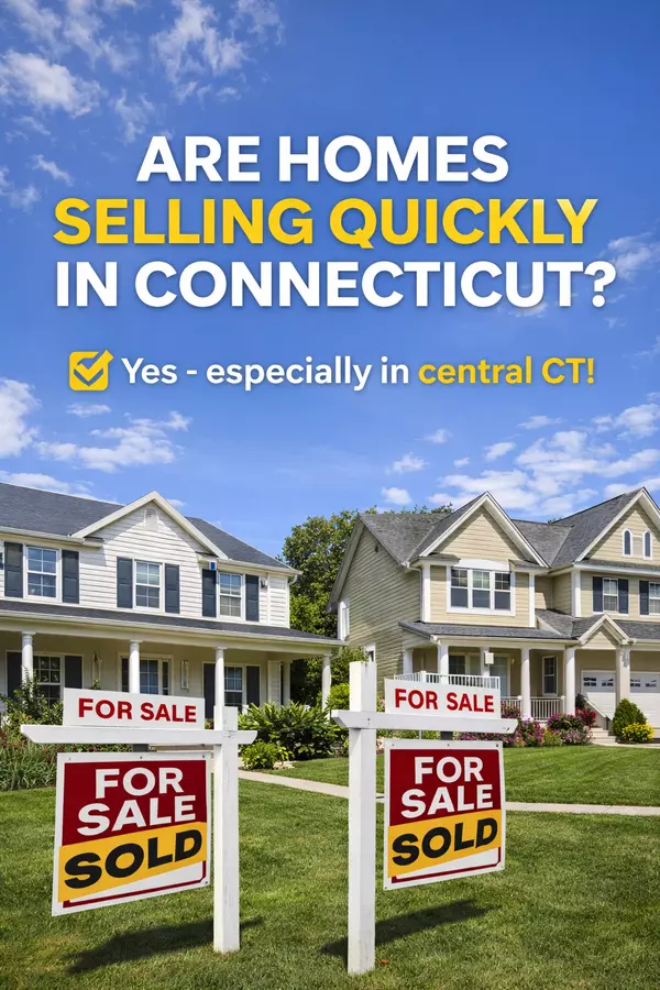 Are homes selling quickly in Connecticut?