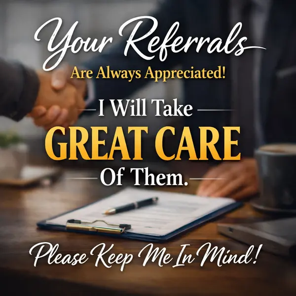 Referrals mean everything to me!,Stephen Simard