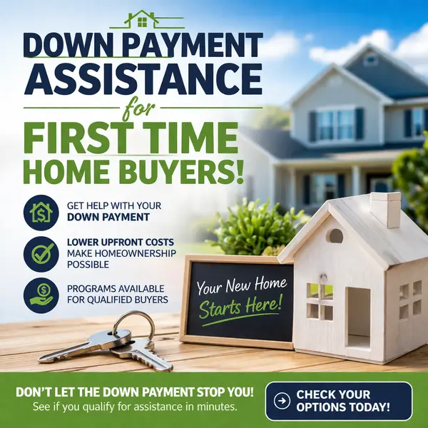 feature image of Down payment assistance for first time homebuyers! Get the FREE Information Now!
