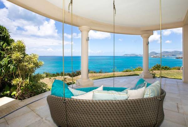 Cliffside Oceanview Villa in Terres Basses #LE, Saint Martin,
