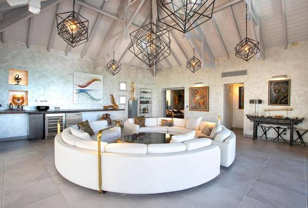 Beachfront Estate with Private Spa & Tennis in Baie Rouge #LE, St. Martin,