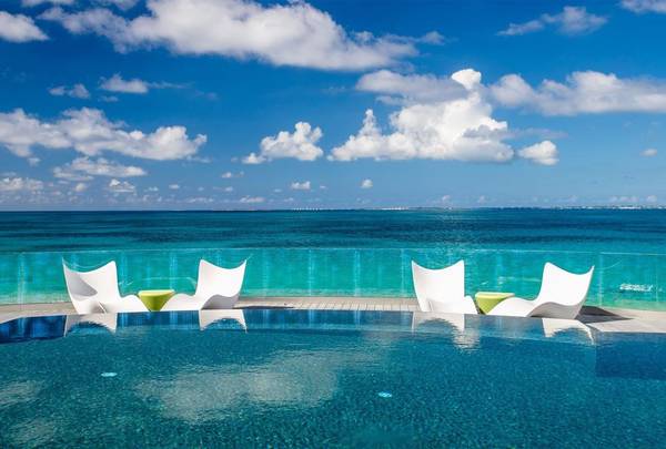 Beachfront Estate with Private Spa & Tennis in Baie Rouge #LE, St. Martin,