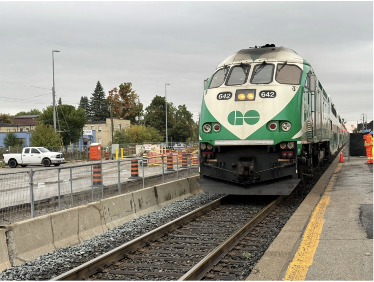 Oakville GO and Bronte GO stations on the Lakeshore West line for Toronto commuters