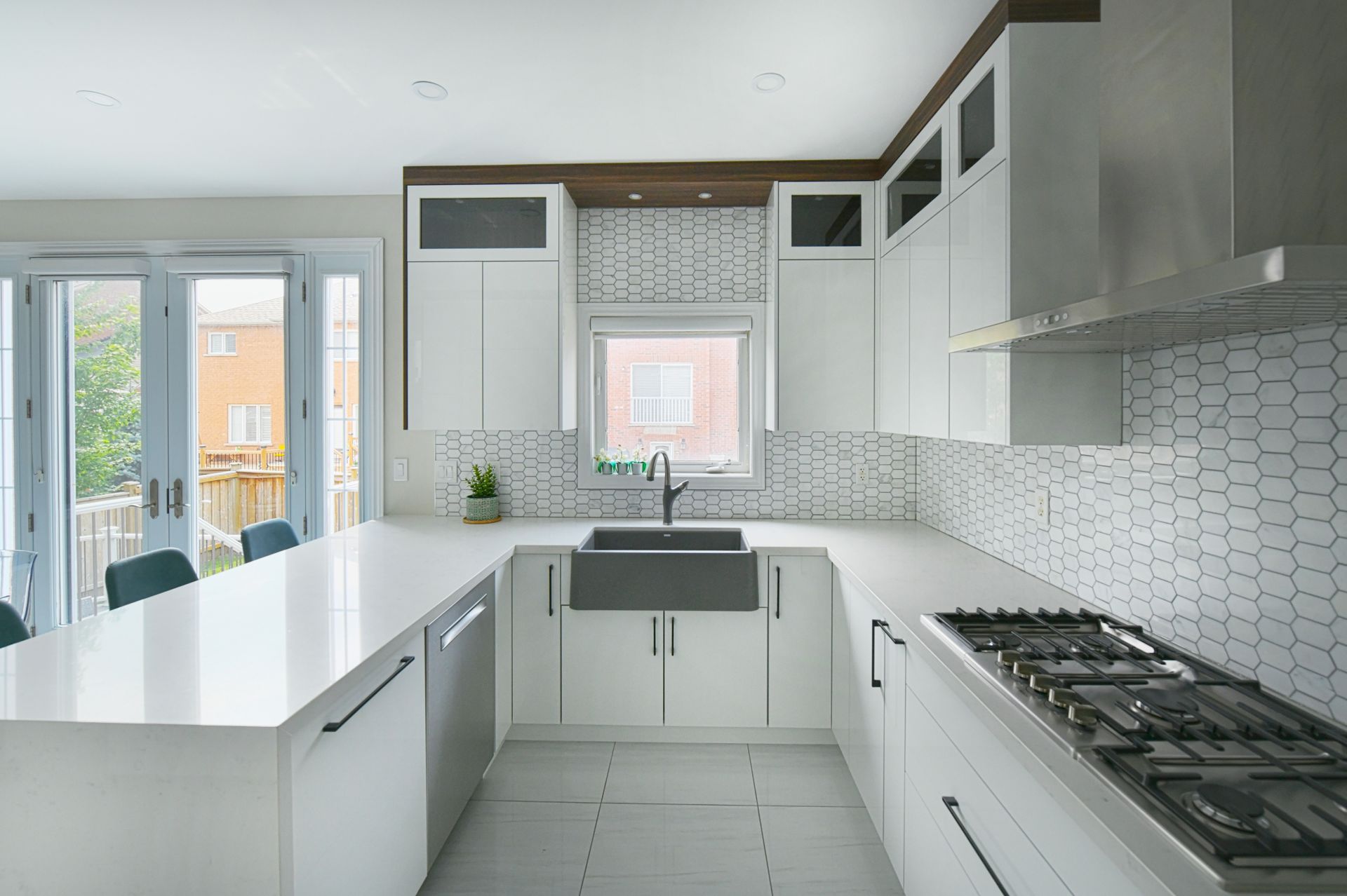 Renovated kitchen in a Toronto-area home