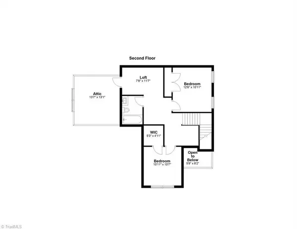 1425 Blooming Mountain WAY - Second Floor Plan
