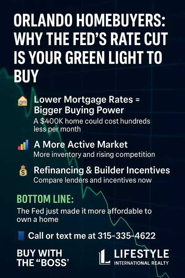 Orlando Homebuyers: Why the Fed’s Rate Cut is Your Green Light to Buy