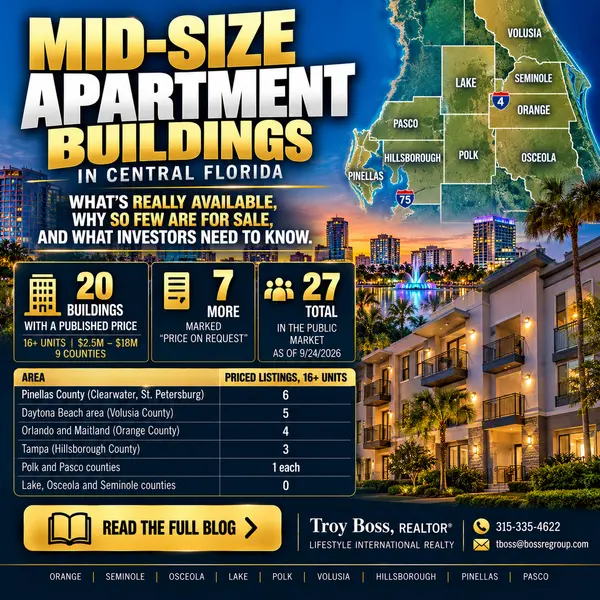 Why 16+ Unit Apartment Buildings Are So Hard to Find in Central Florida