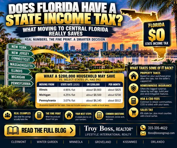 feature image of No State Income Tax: What Moving to Florida Really Saves a $200K Household