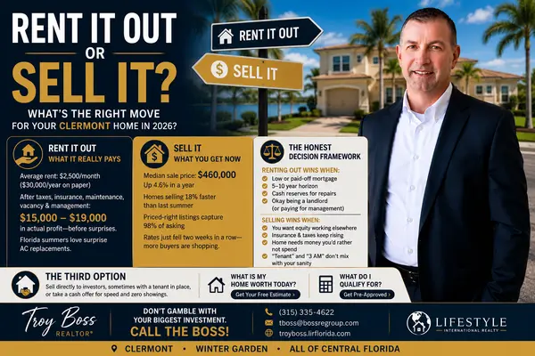 Should You Sell or Rent Out Your Central Florida Home in 2026?