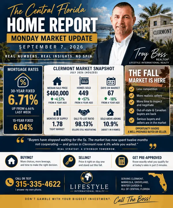 Central Florida Market Update — September 7, 2026