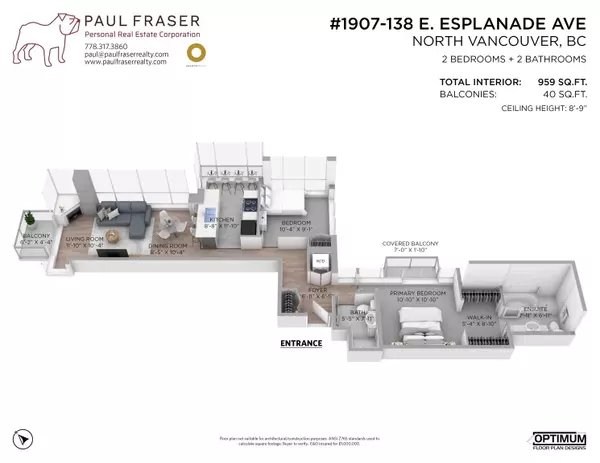 138 E Esplanade Esplanade #1907, North Vancouver, BC V7L 4X9