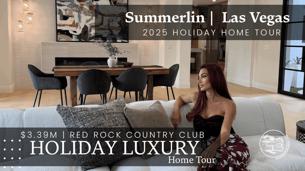 Holiday Luxury Home Tour: Golf Course Frontage Estate in Red Rock Country Club