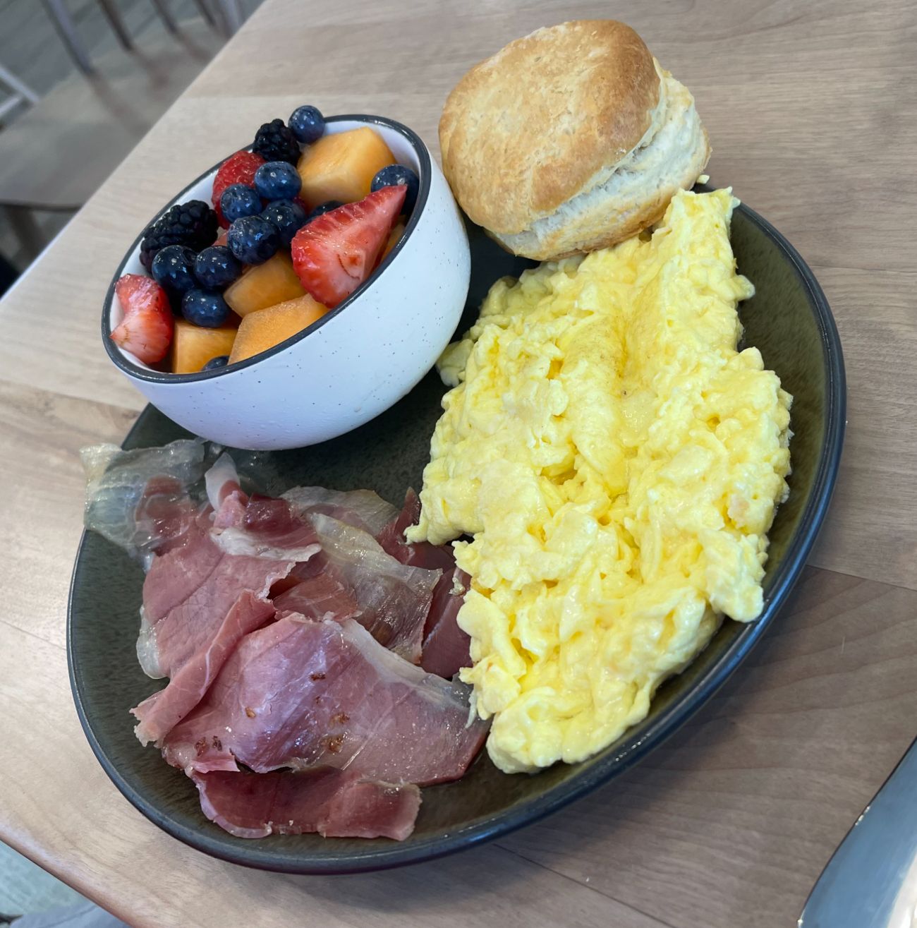 The Cottage Special with Country Ham and Fruit, Pigeon Forge
