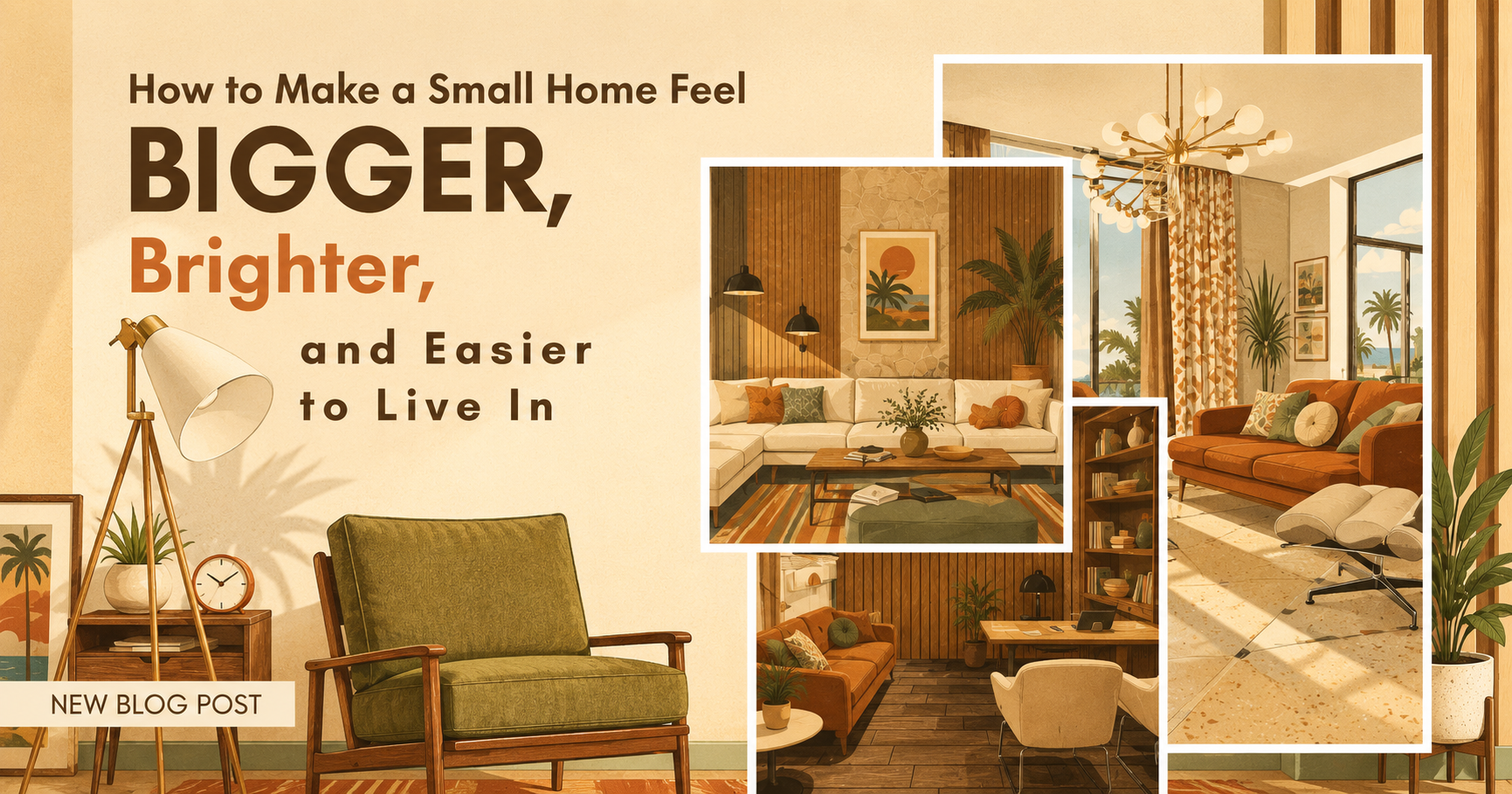 How to Make a Small Home Feel Bigger, Brighter, and Easier to Live In
