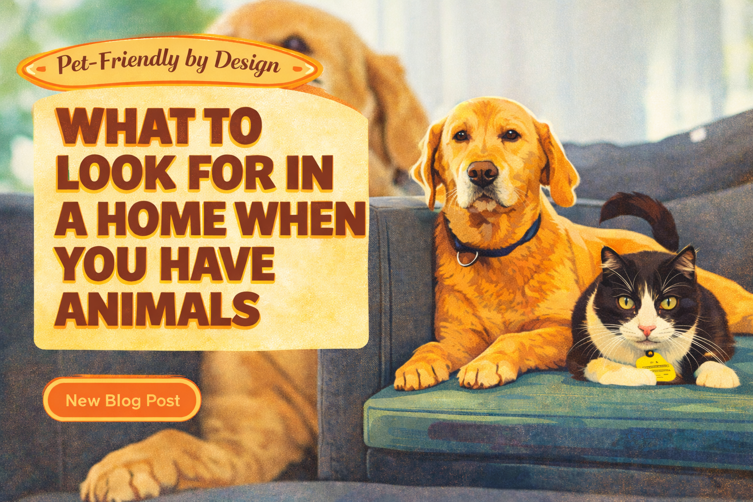Pet Friendly by Design: What to Look for in a Home When You Have Animals