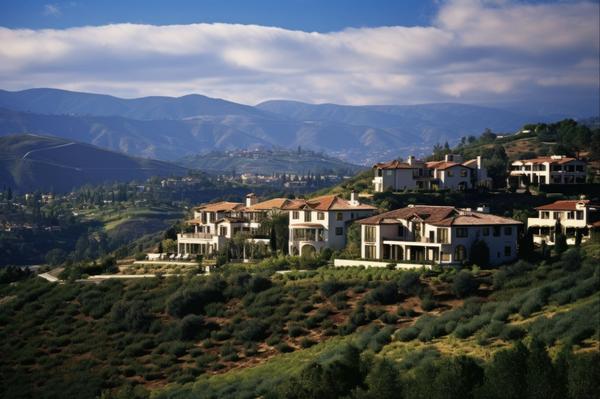 LA County homes with mountain views