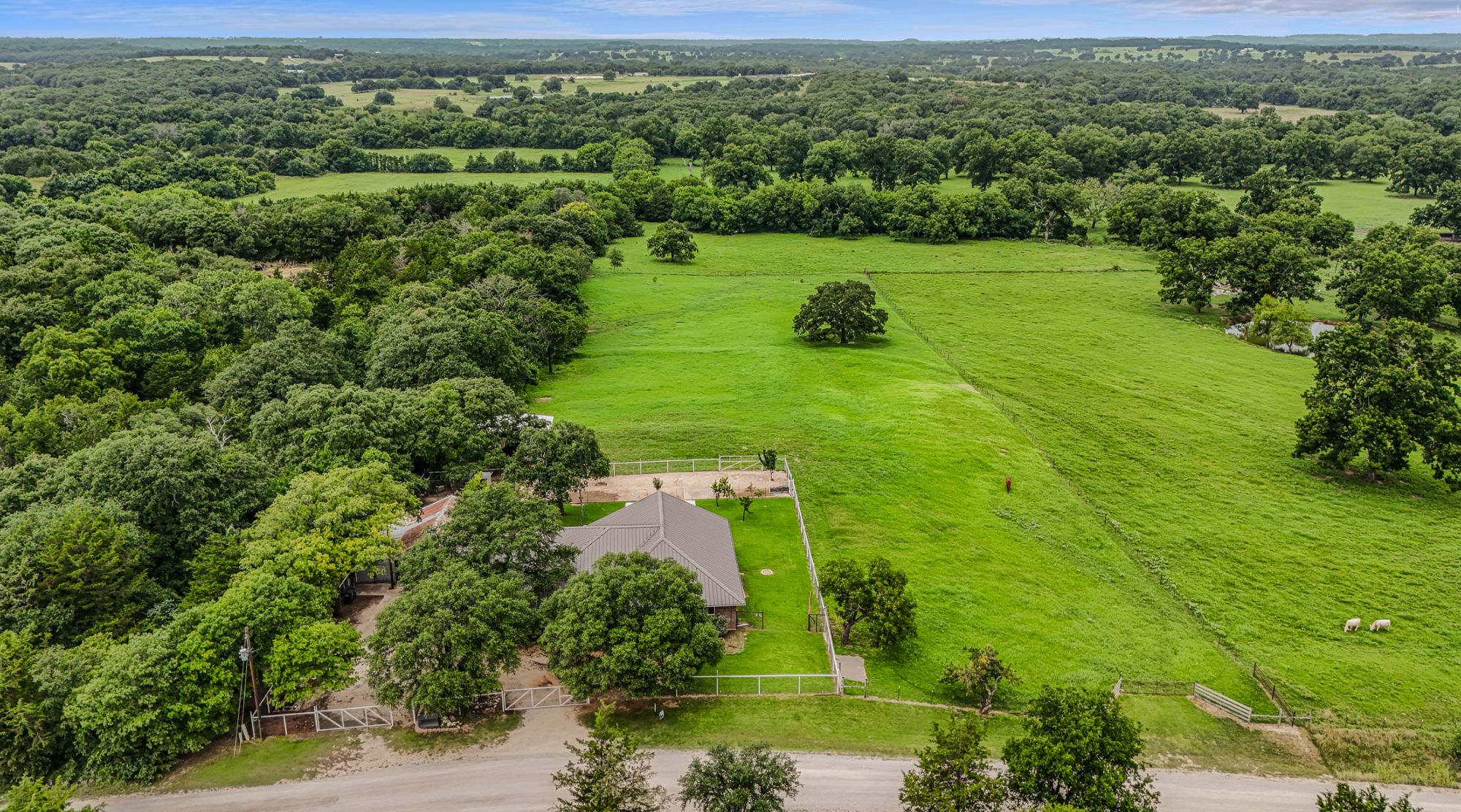 4.1 Acres, Shop, Barn & Storm Shelter for $495,000 in Forestburg, TX