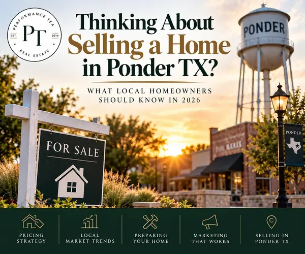 feature image of Thinking About Selling a Home in Ponder TX? What Local Homeowners Should Know in 2026