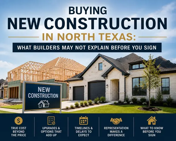 feature image of Buying New Construction in North Texas: What Builders May Not Explain Before You Sign