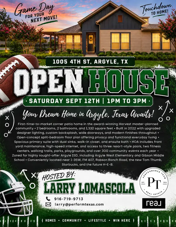 feature image of Open House in Argyle TX: 1005 4th Street Is Under Contract, But We’re Still Looking for a Non-Contingent Buyer