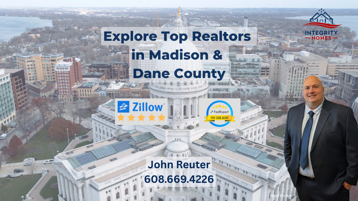John Reuter, Integrity Homes Realtor in Madison, Wisconsin, recognized as a top agent serving Dane County with Zillow and FastExpert five-star ratings.