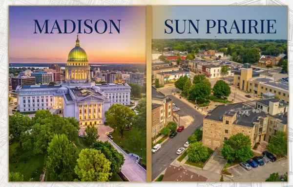 feature image of Madison vs Sun Prairie: Which One Fits You?