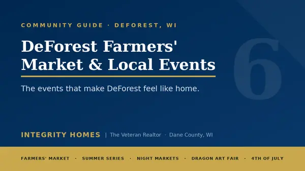 DeForest Farmers' Market & Local Events: 6 You Won't Want to Miss