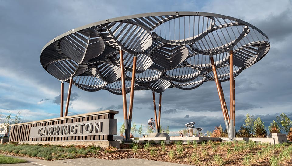 Carrington Community Entrance