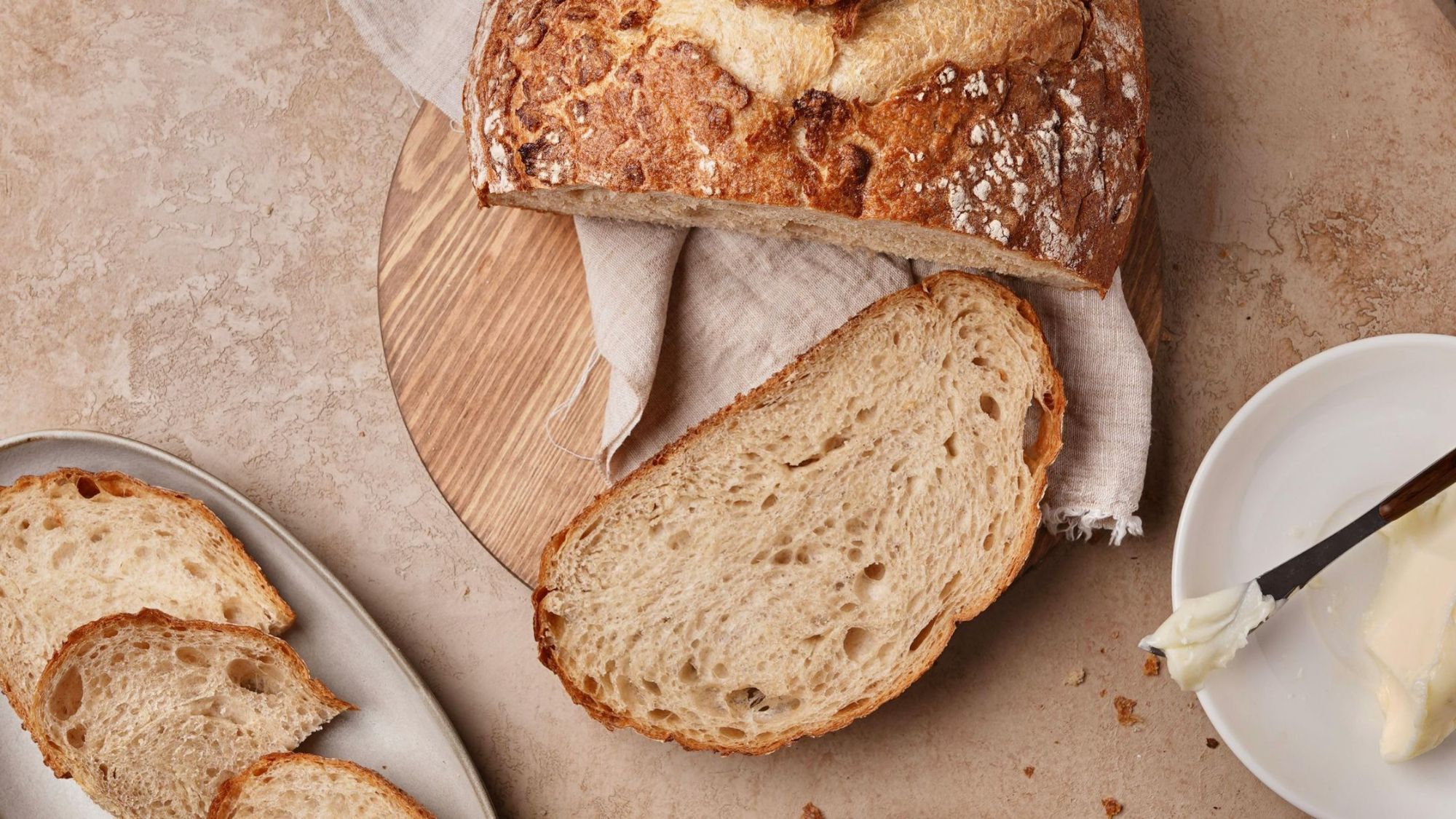 Cheddar Sourdough with Cream Cheese Toast