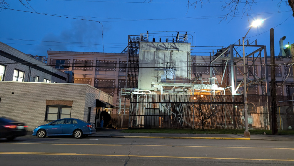 A portion of the mill in downtown Camas. Photo: John R. Platt/The Revelator