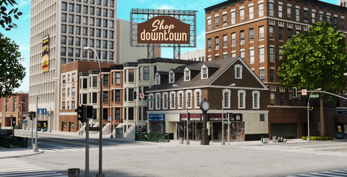 downtown Kalama