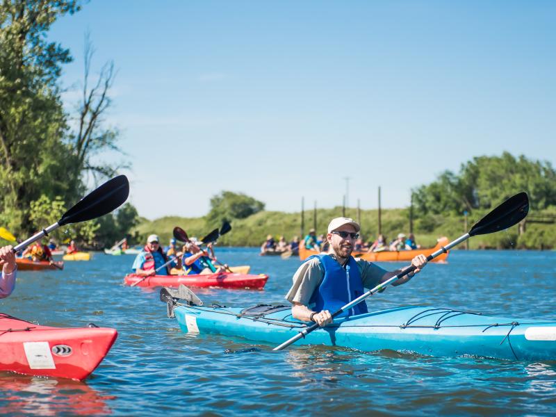 Ridgefield's Big Paddle
