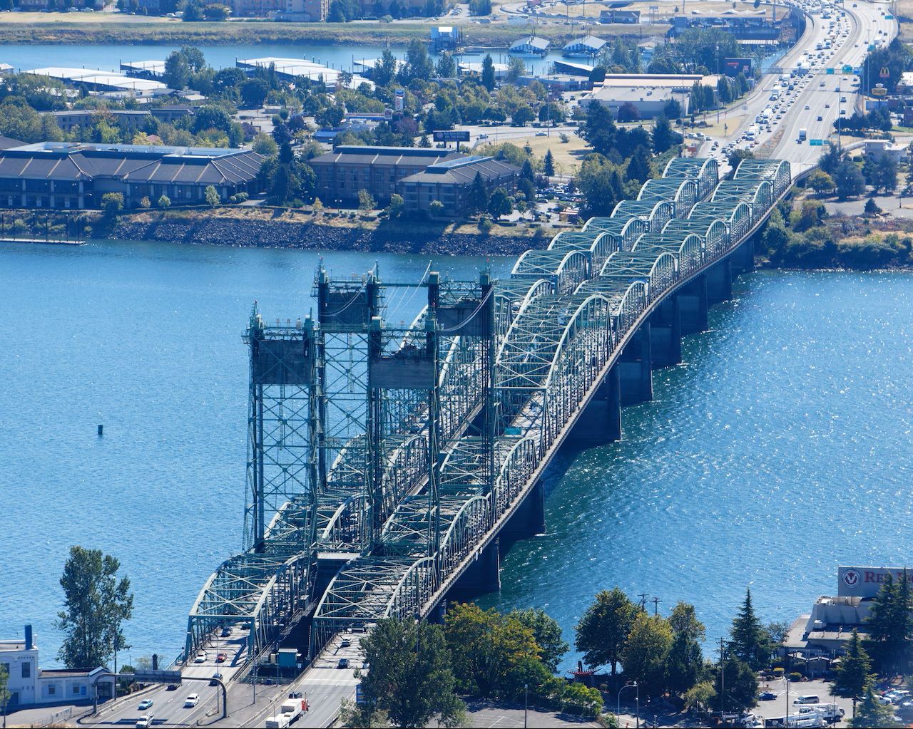 I-5 Interstate Bridge between Portland and Vancouver, WA