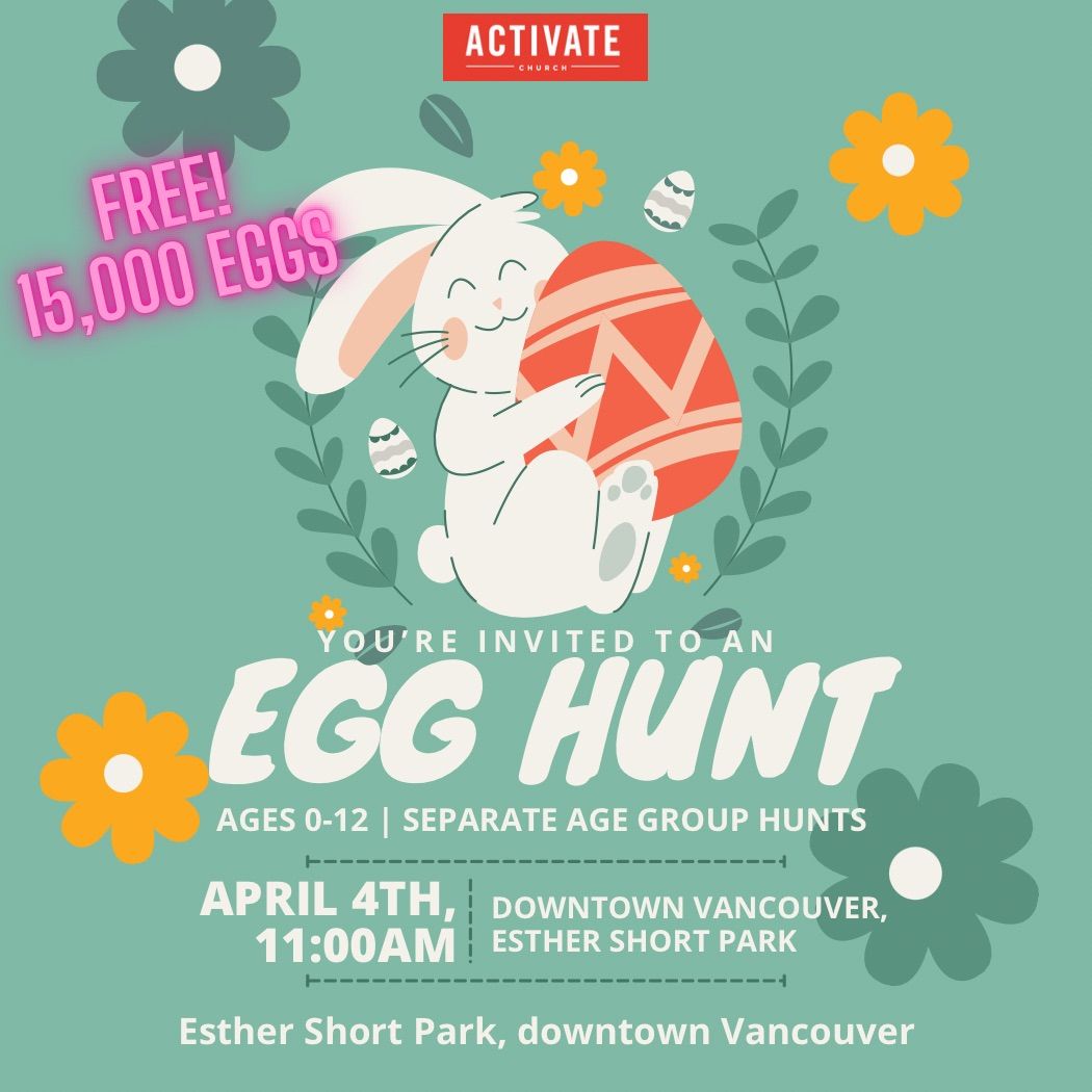 Free Easter Egg hunt at Esther Short Park Vancouver WA 2026