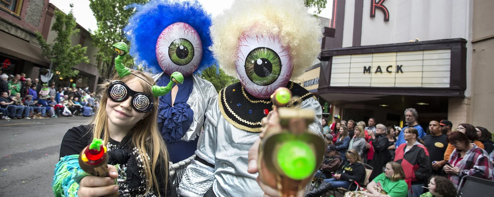 UFO Festival parade in McMinnville, Oregon