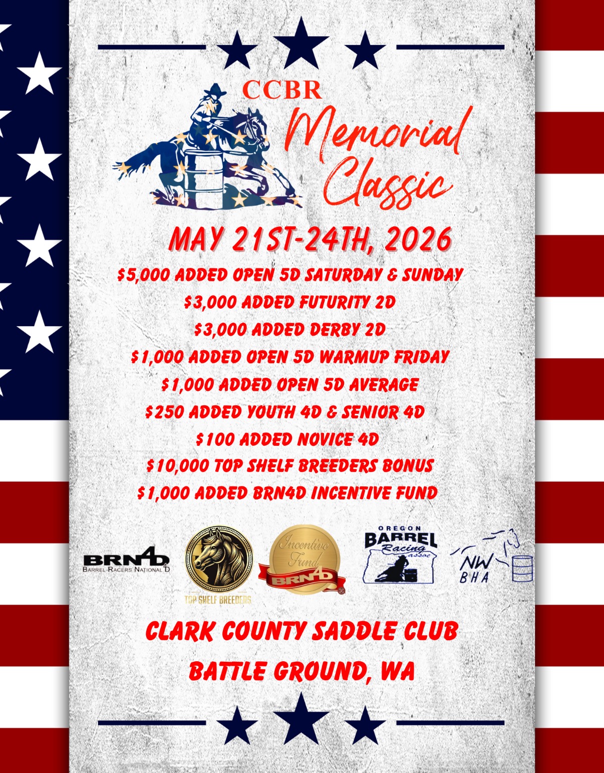 CCBR Memorial Classic Barrel Race