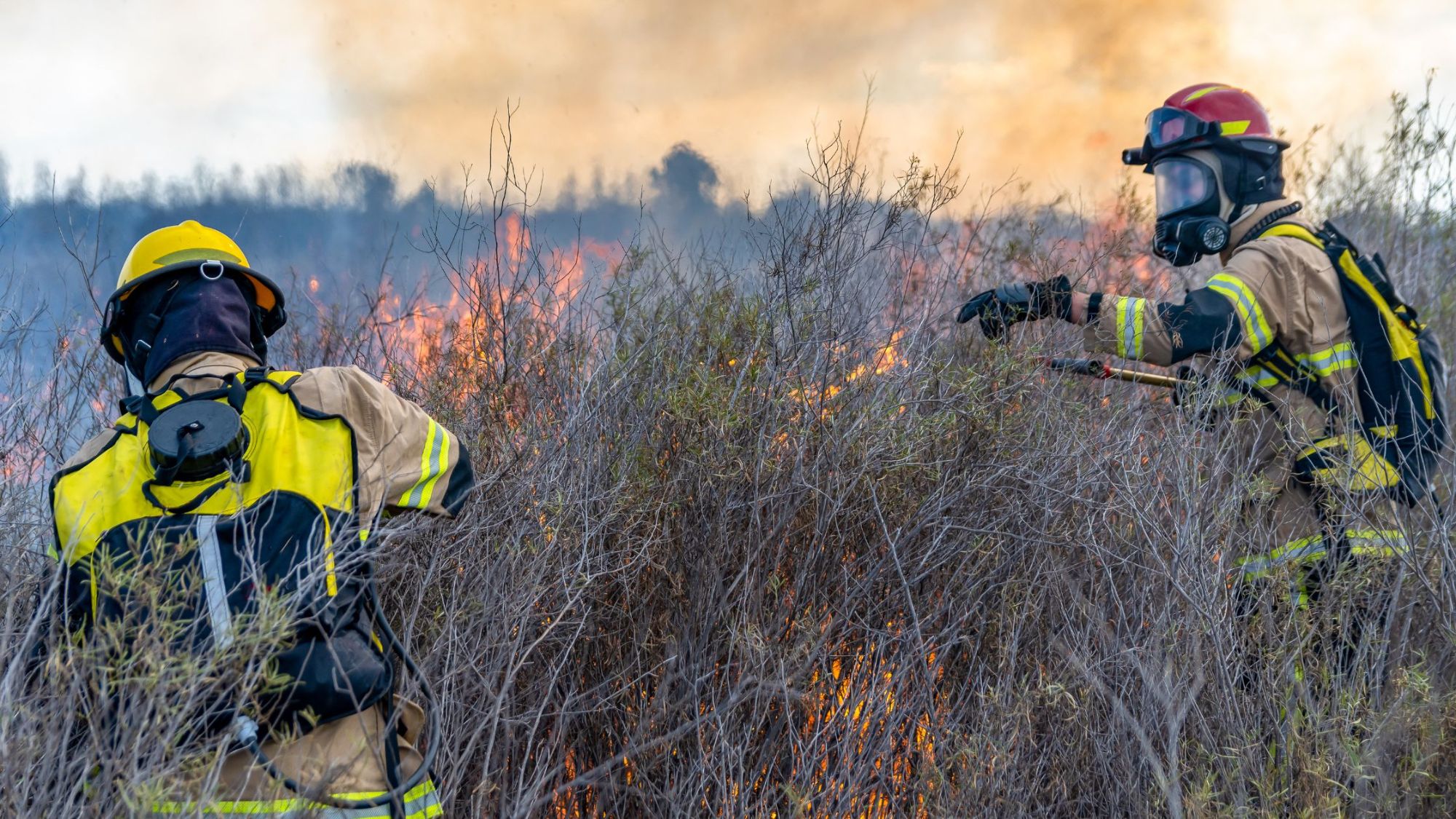 Wildfire smoke over Clark County Washington homes